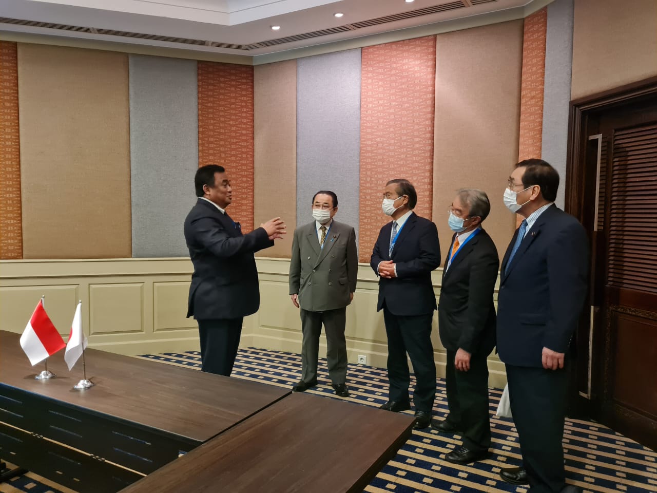 Wakil Ketua DPR RI Rachmat Gobel bertemu dengan anggota parlemen Jepang.