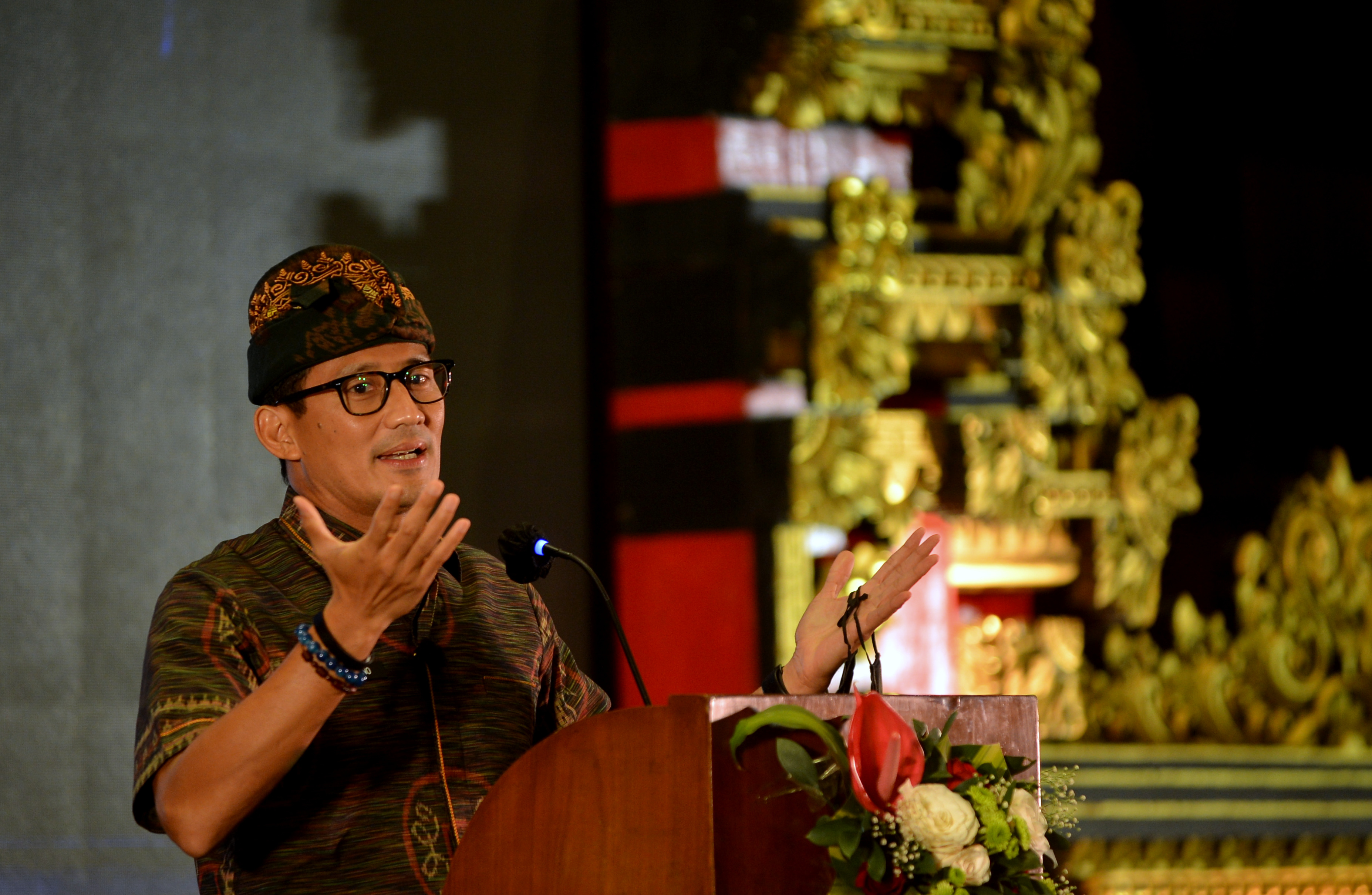 Menteri Pariwisata dan Ekonomi Kreatif (Menparekraf) Sandiaga Salahuddin Uno. 