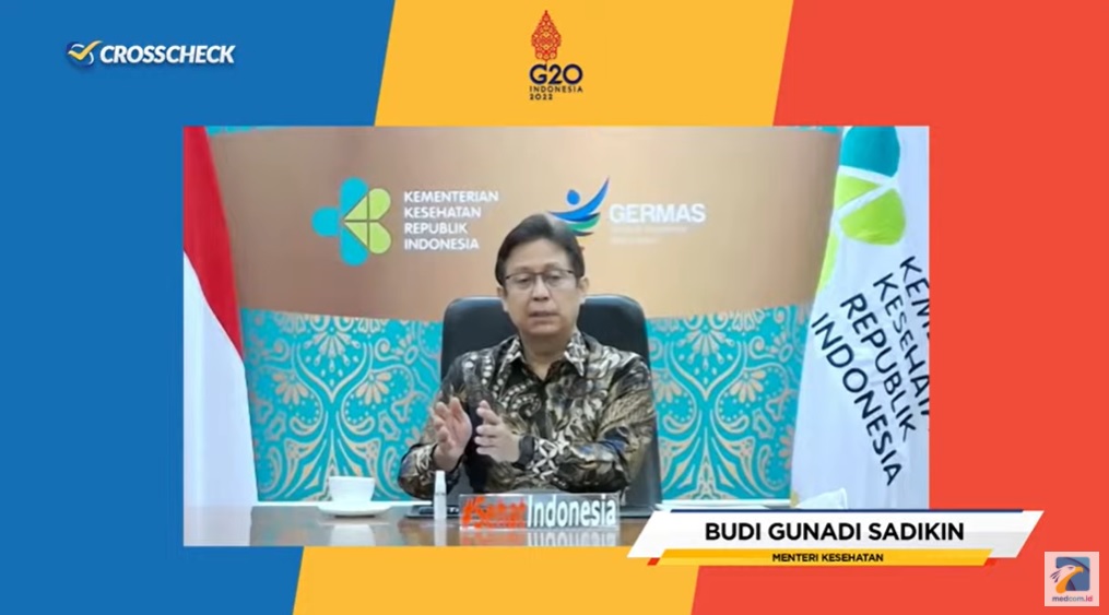 Menteri Kesehatan (Menkes) Budi Gunadi Sadikin dalam Crosscheck Medcom.id, Rabu (30/3).