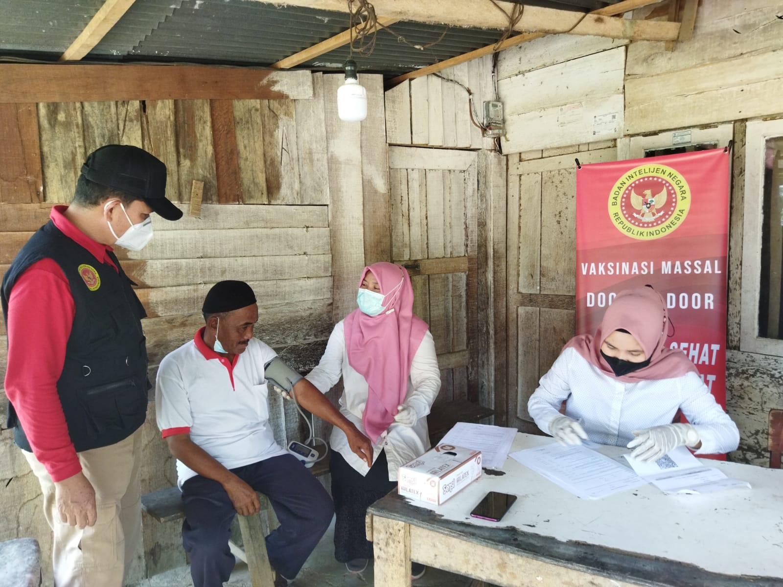 Binda Bengkulu menyisir daerah 4T dalam vaksinasi covid-19. 