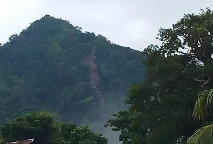 Longsor di lereng gunung di Flores Timur