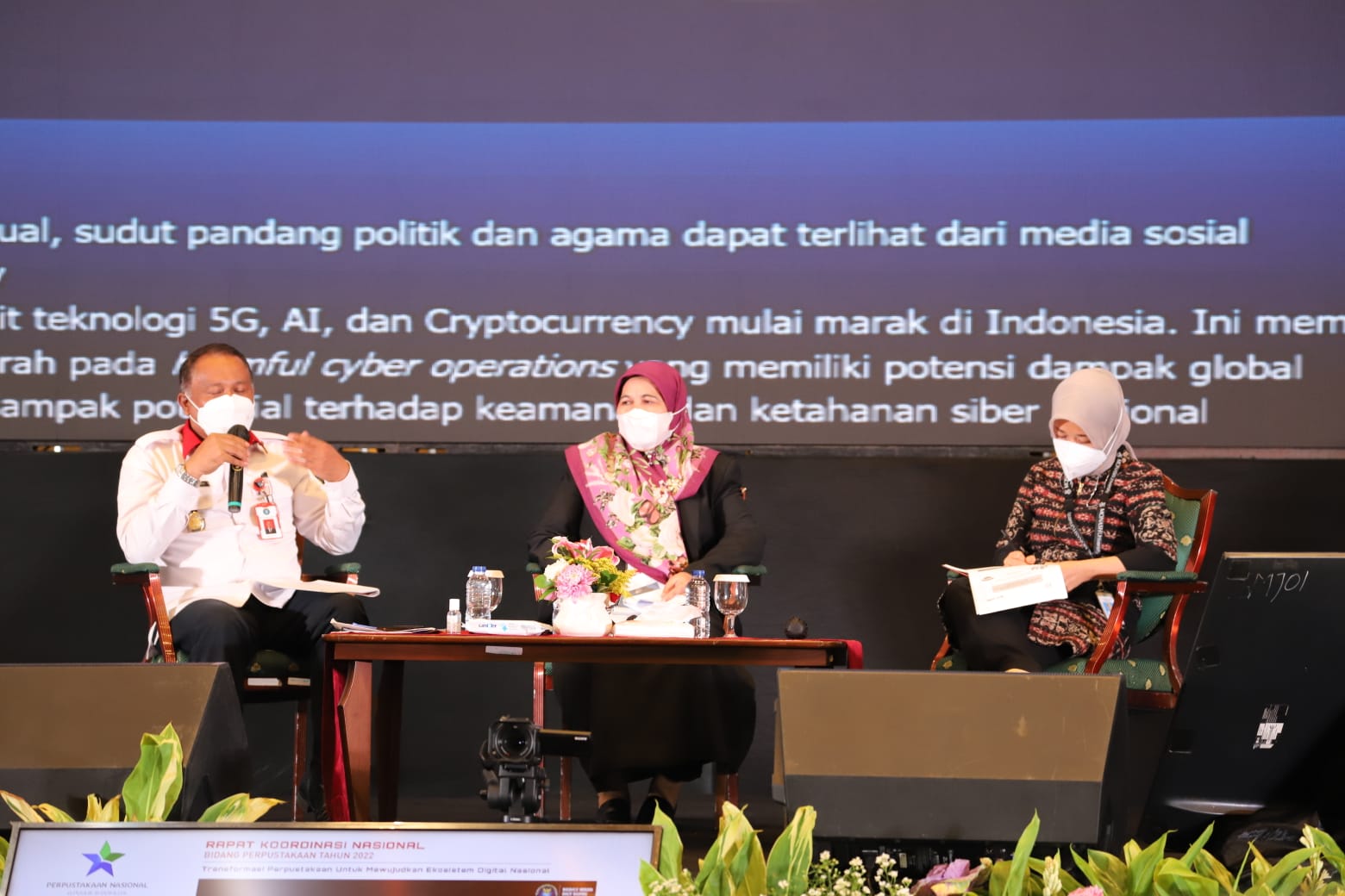 Salah satu kegiatan saat Rakornas Perpustakaan 2022.