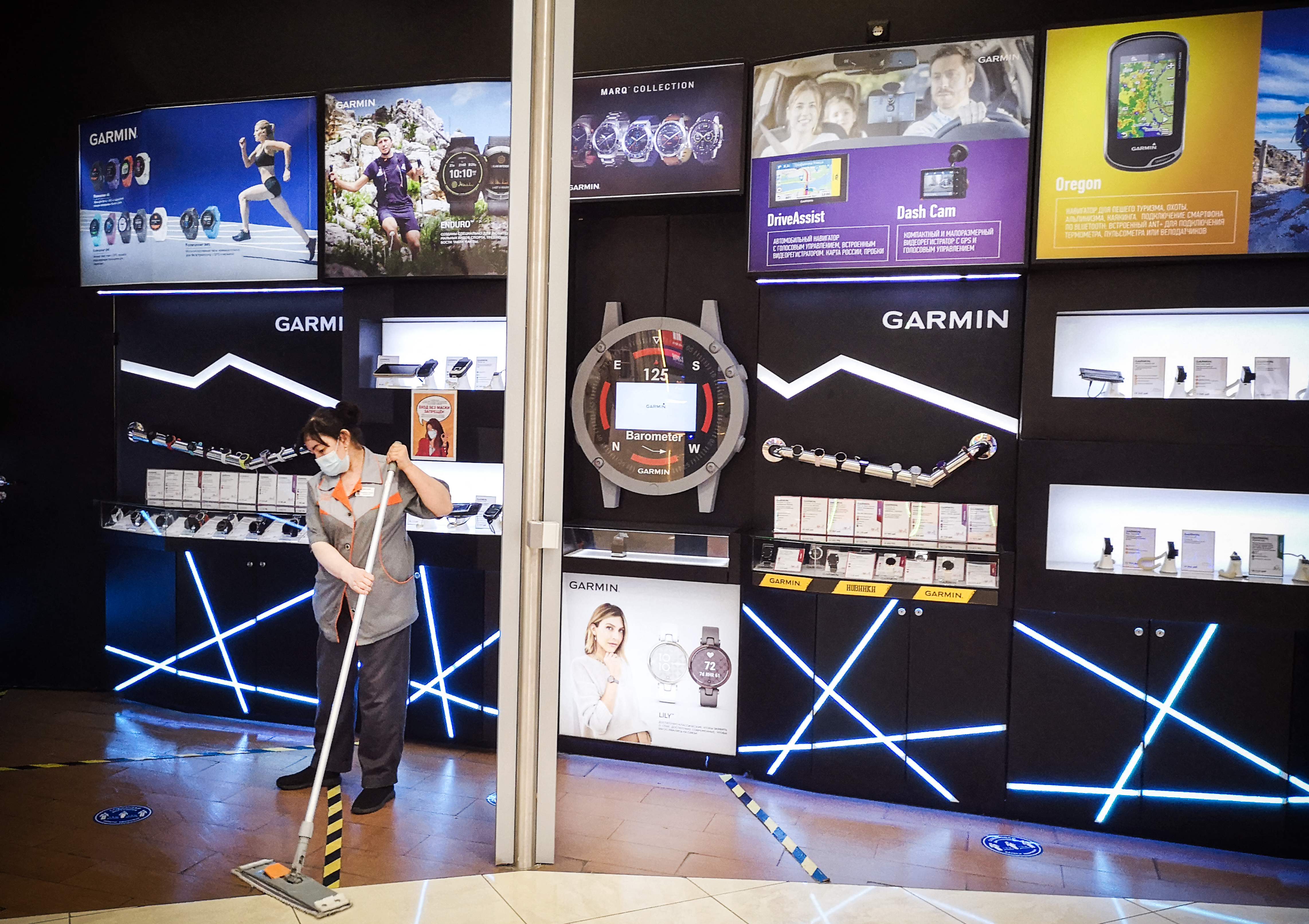 Salah satu toko yang menjual sejumlah barang produksi Garmin