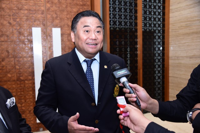Wakil Ketua DPR RI Koordinator Bidang Industri dan Pembangunan (Korinbang) Rachmat Gobel.  