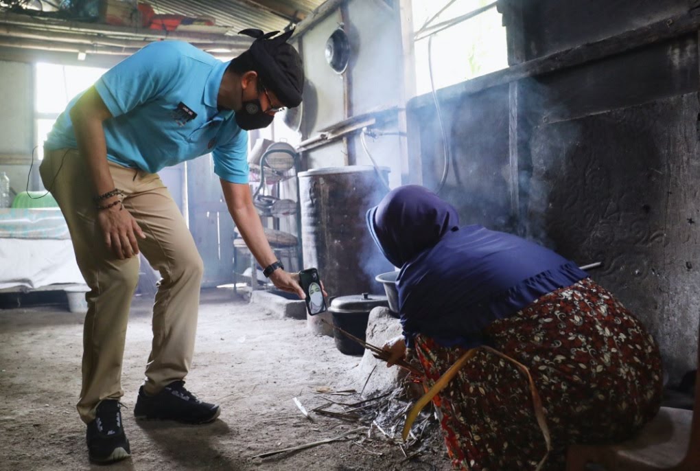 Menparekraf Sandiaga Uno saat berkunjung ke Pacitan Jawa Timur