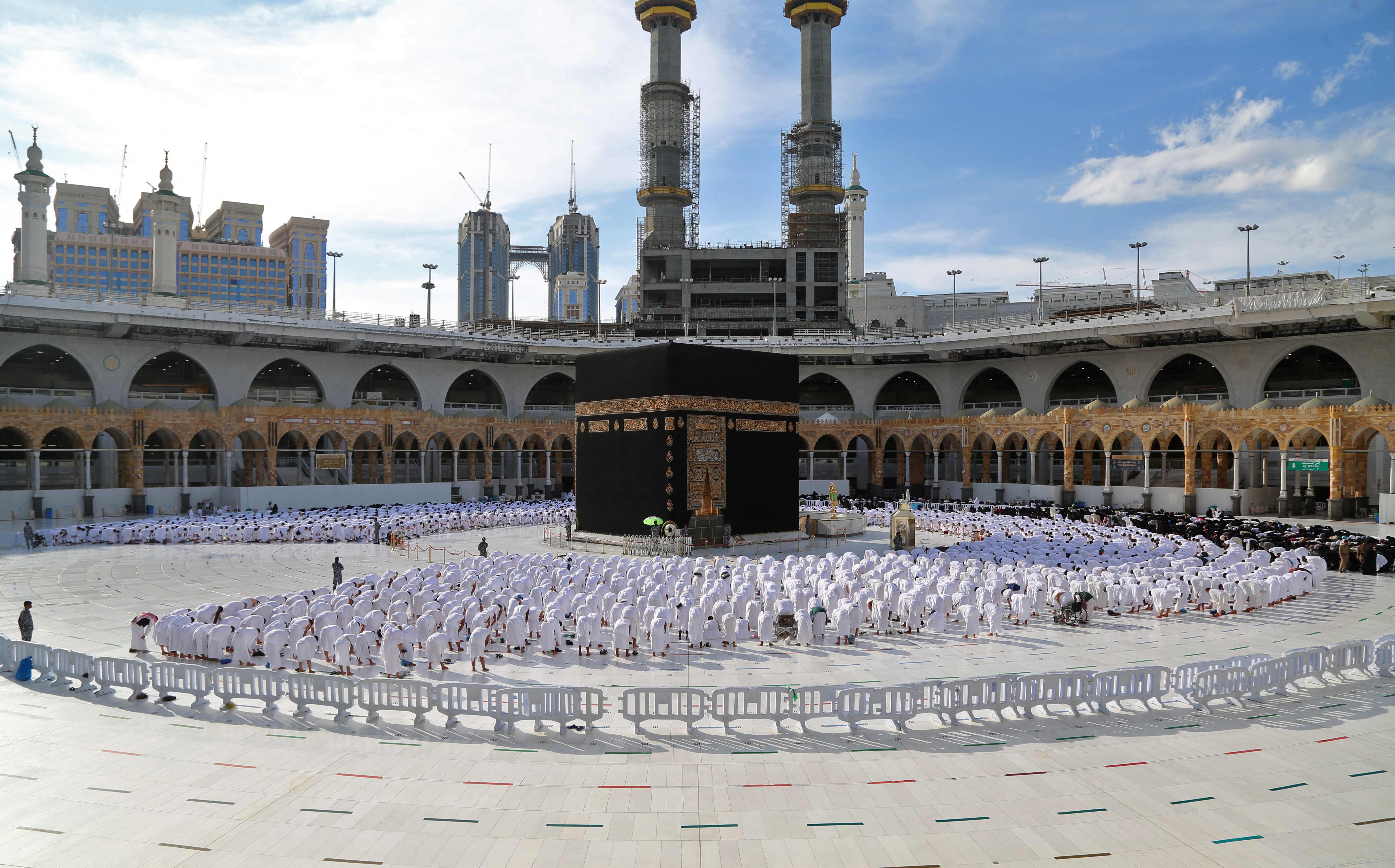 Masjidil Haram di Kota Mekkah, Arab Saudi.