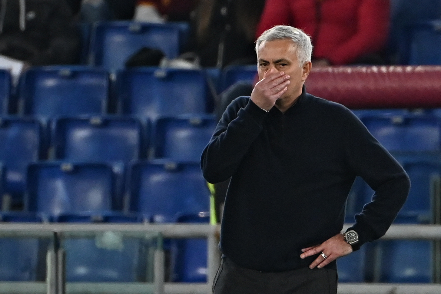 Pelatih AS Roma Jose Mourinho