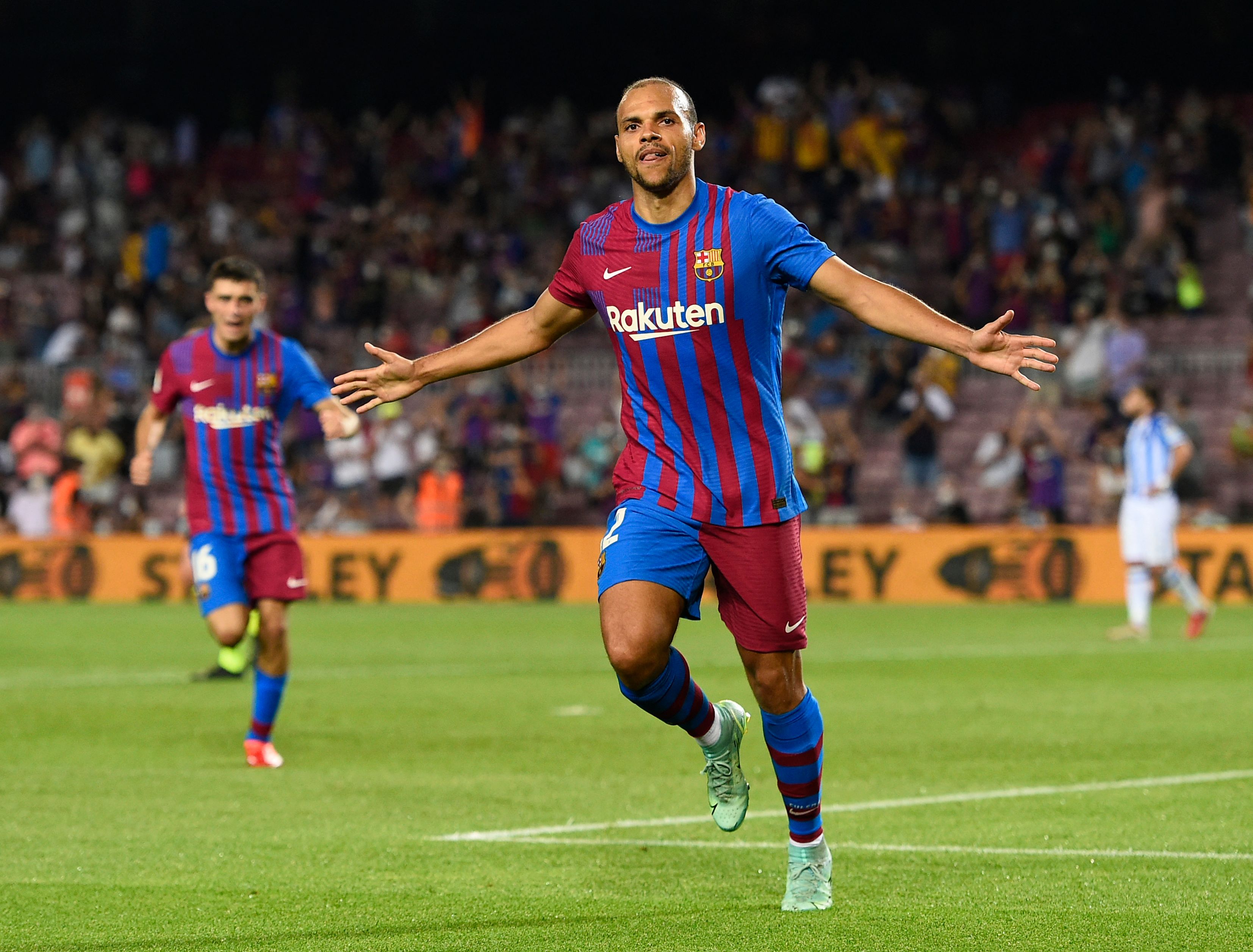 Penyerang Barcelona Martin Braithwaite