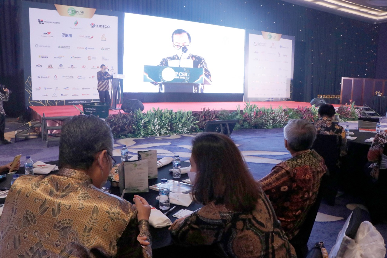 Perhelatan Top CSR Awards 2022 diselenggarkan di Hotel Raffles Jakarta, Rabu (30/3).