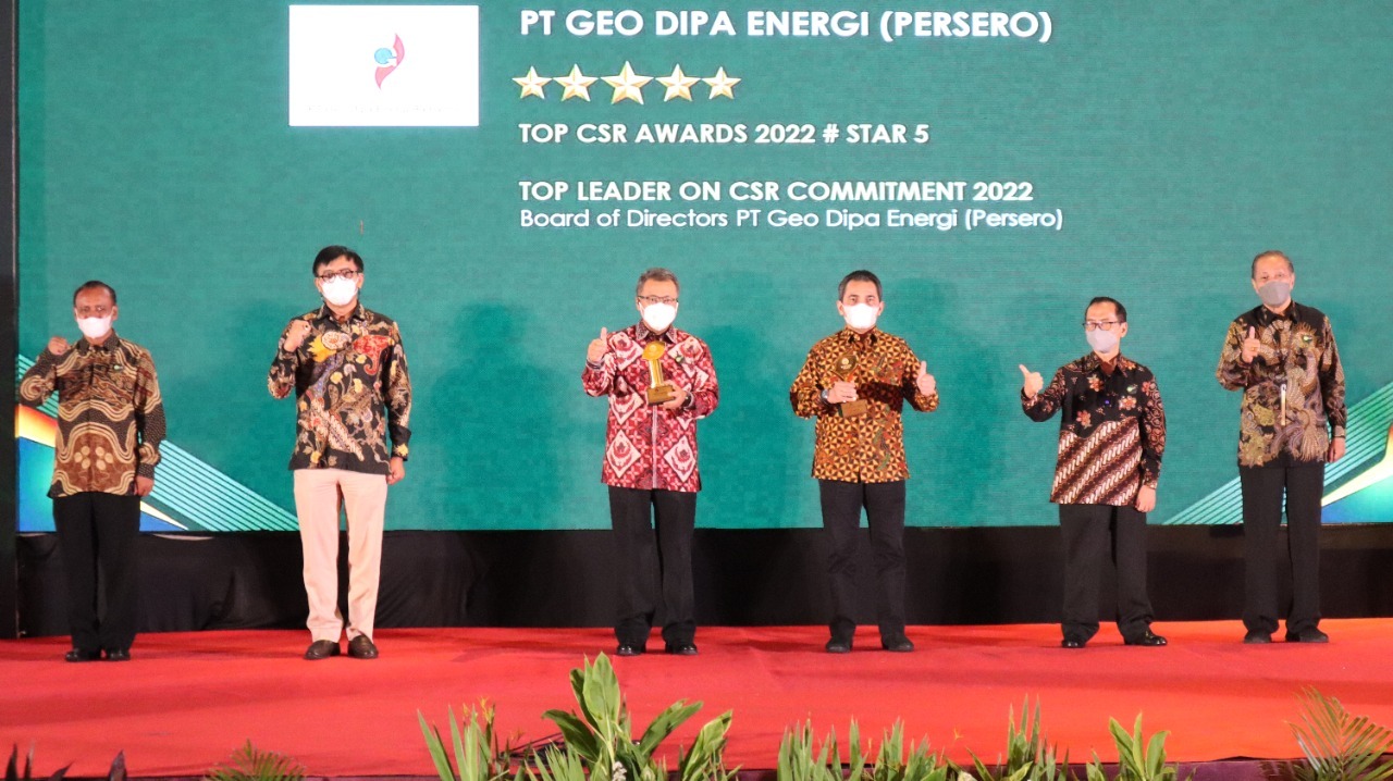 Acara penghargaan  TOP CSR Awards 2022.