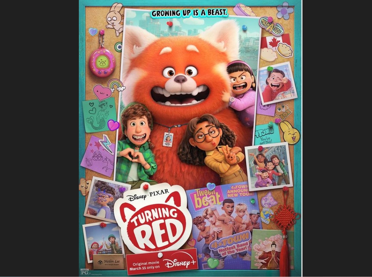 Poster film Turning Red