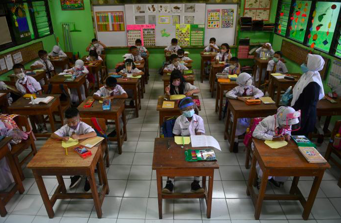 Pembelajaran tatap muka.