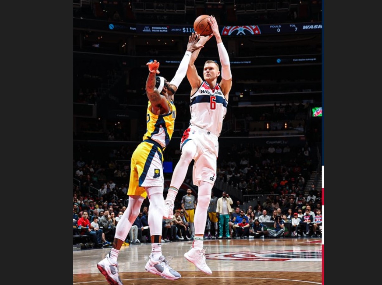 Pemain Washington Wizards Kristaps Porzingis