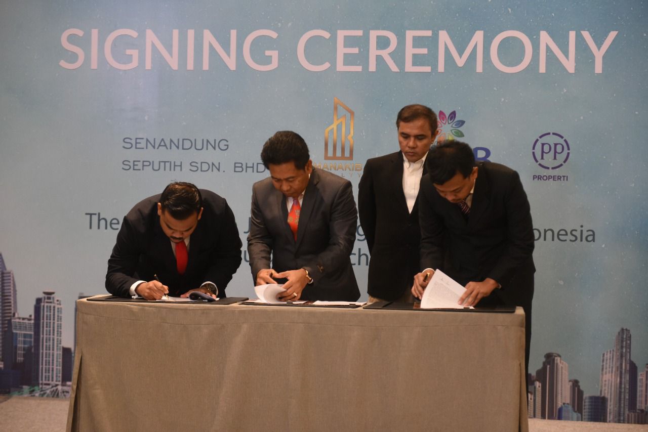 Penandatangan CSPA PBAD dengan Manakib Realty