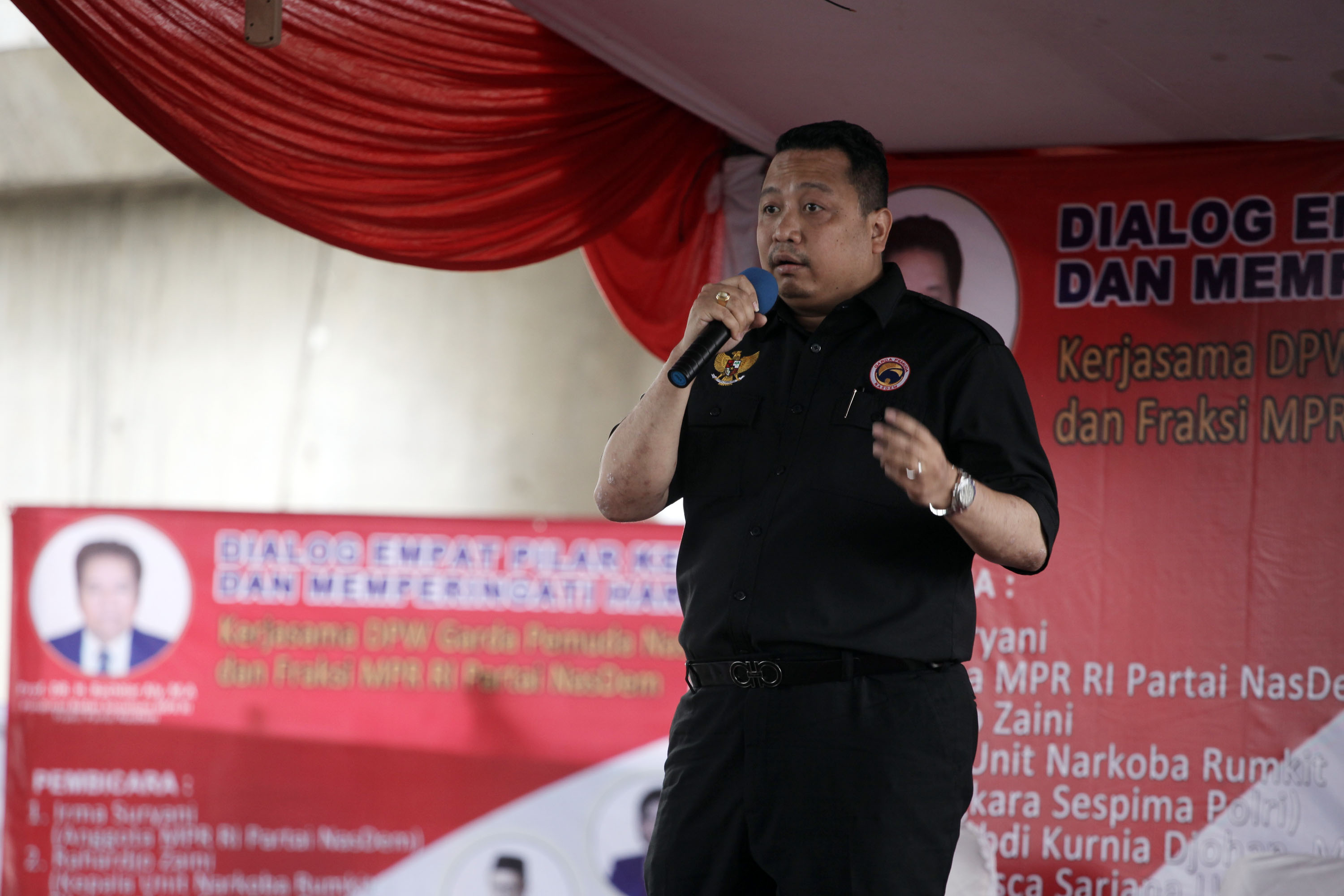 Ketua DPW Garda Pemuda NasDem DKI Jakarta Nova Paloh