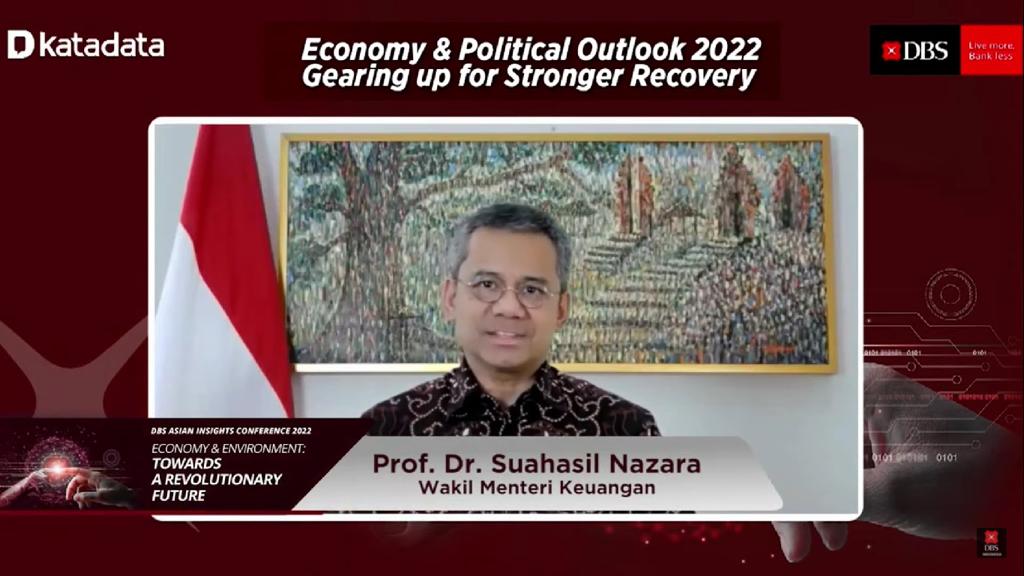 Wakil Menteri Keuangan Suahasil Nazara dalam Asian Insights Conference 2022. 