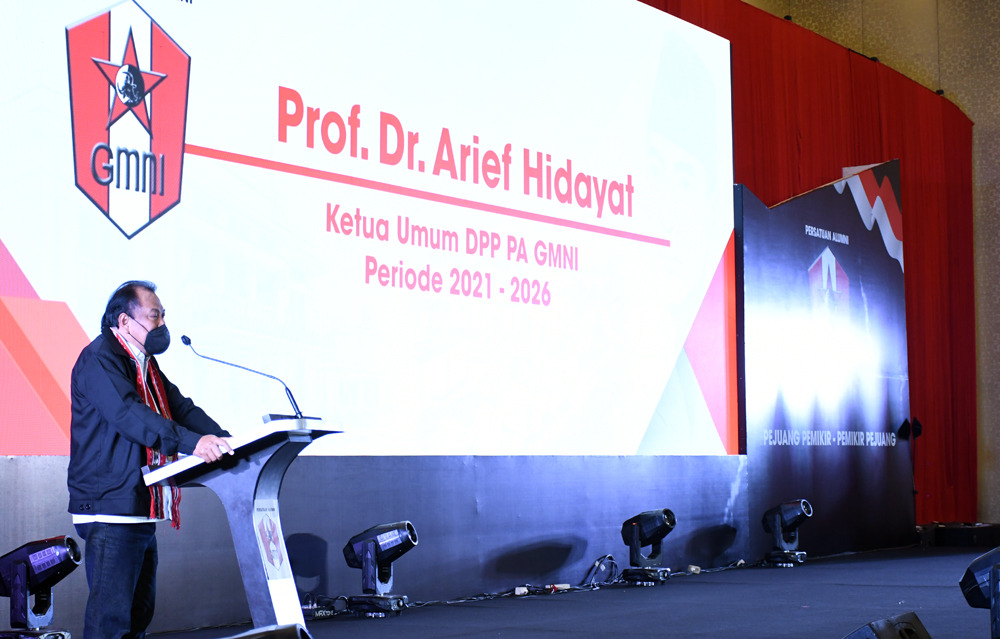 Ketua Umum PA GMNI Arief Hidayat,