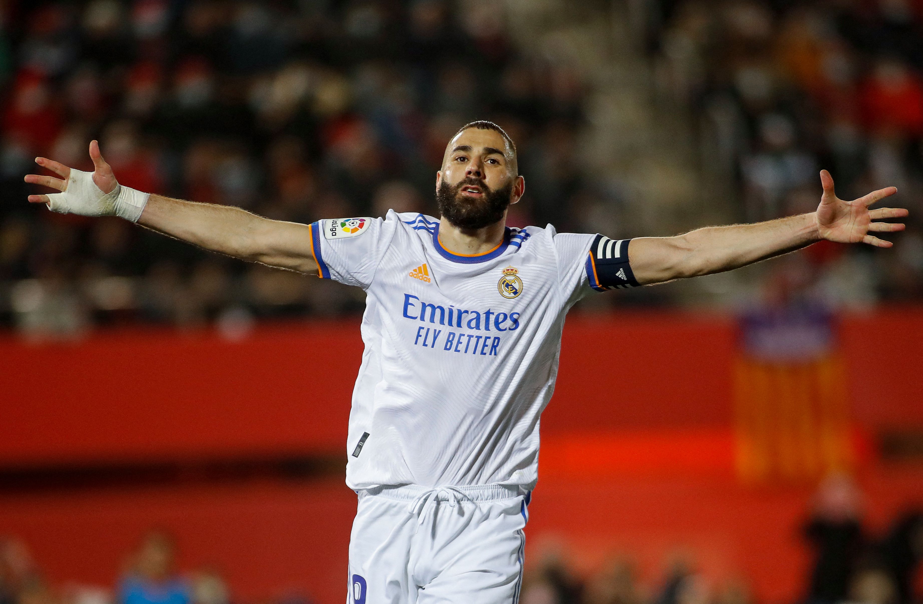 Penyerang Real Madrid Karim Benzema