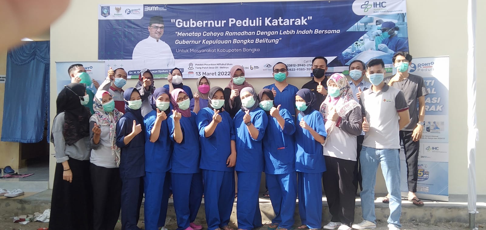 Pelaksanaan operasi kataak di Kepulauan Bangka Belitung