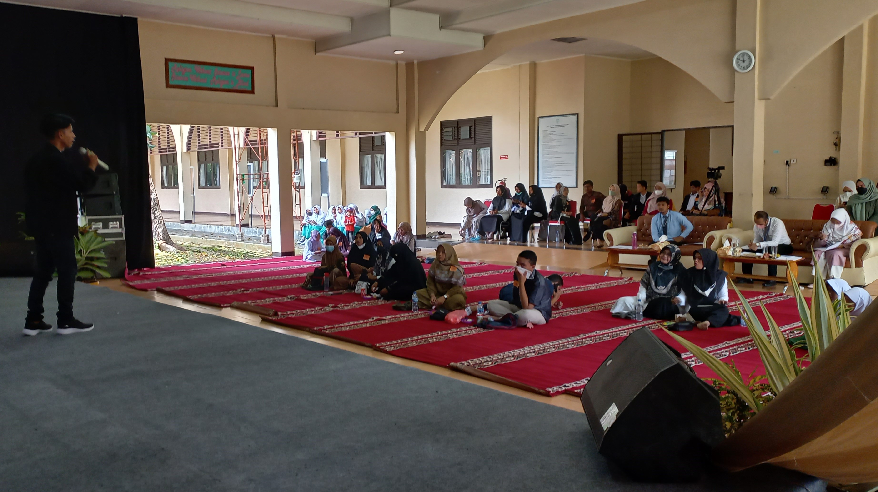 Arena lomba cabang olah raga, olimpiade dan seni budaya di acara open house Sekolah Sukma Bangsa Pidie.