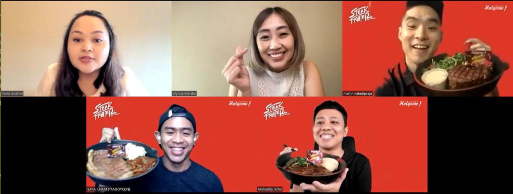 Sejumlah influencer yang diajak berkolaborasi.