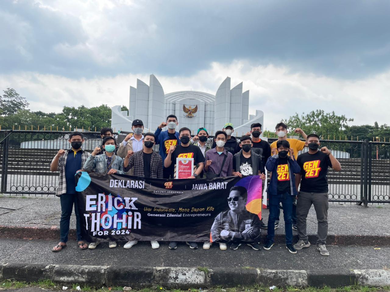 Generasi Z Jawa Barat Dukung Erick Thohir