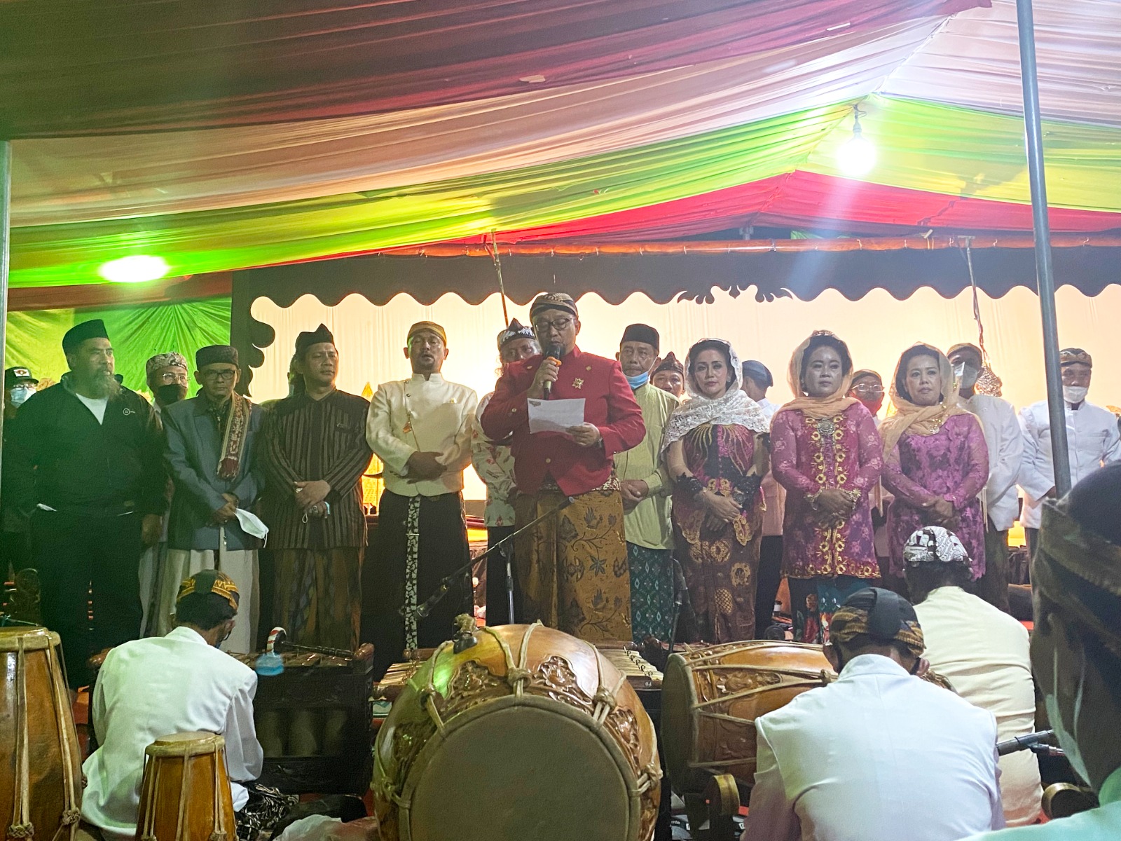 Deklarasi Perkumpulan Seniman Tradisional dan Dalang Nusantara mendukung Ganjar Pranowo sebagai Capres di pemilu 2024.