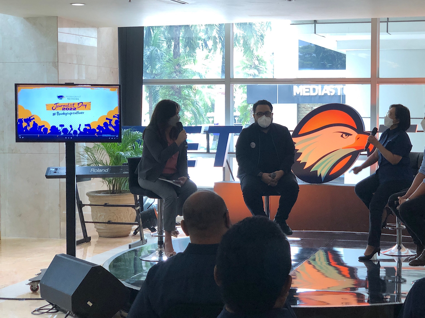 Journalist Day 2022 di Kompleks Media Group, Kedoya, Jakarta Barat, Kamis, 17 Maret 2022.