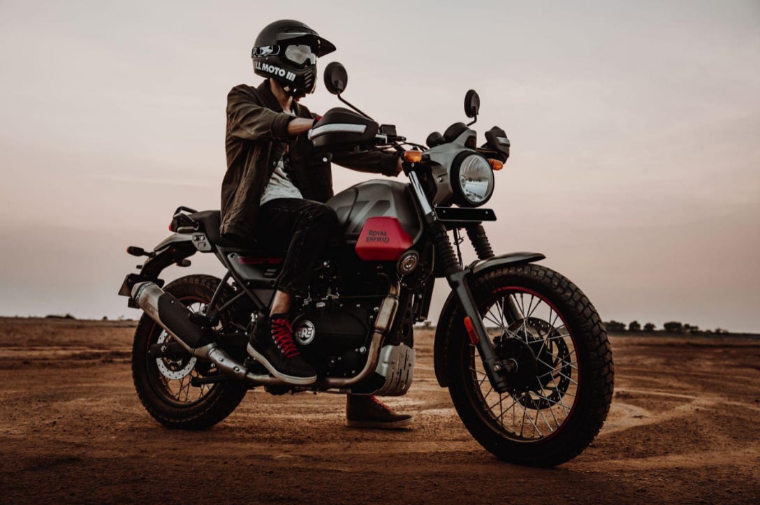 Royal Enfield Debut Motor Petualang Scram 411