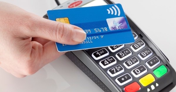 Ilustrasi kartu contactless.