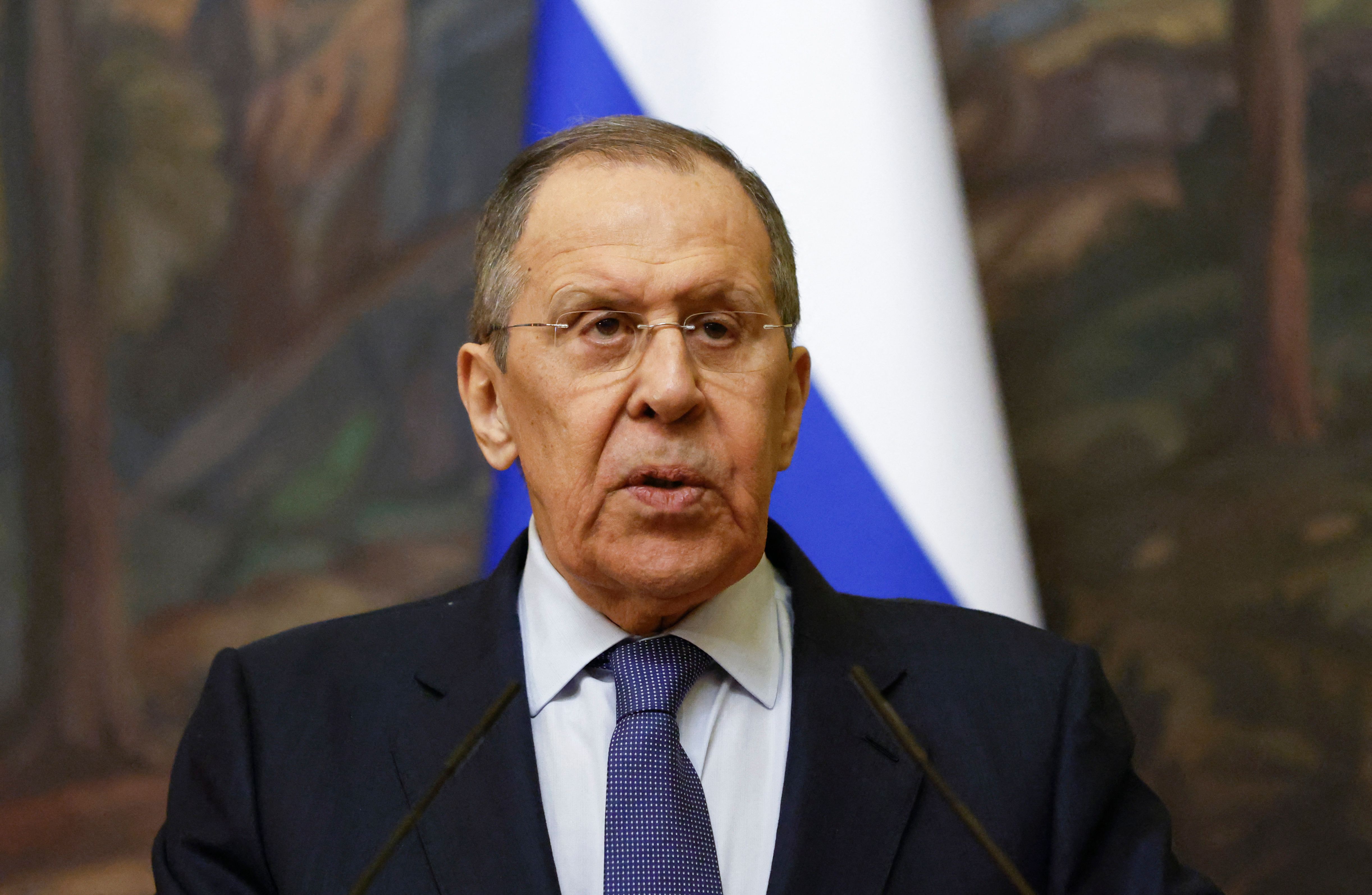 Menteri Luar Negeri Rusia Sergei Lavrov.