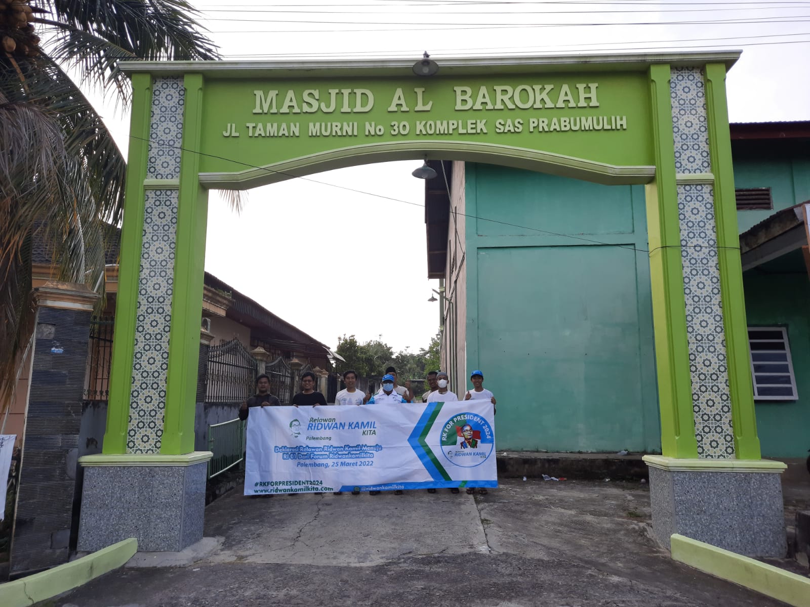 Deklarasi dukungan untuk Ridwan Kamil datang dari warga di Prabumulih dan Palembang, Sumatra Selatan