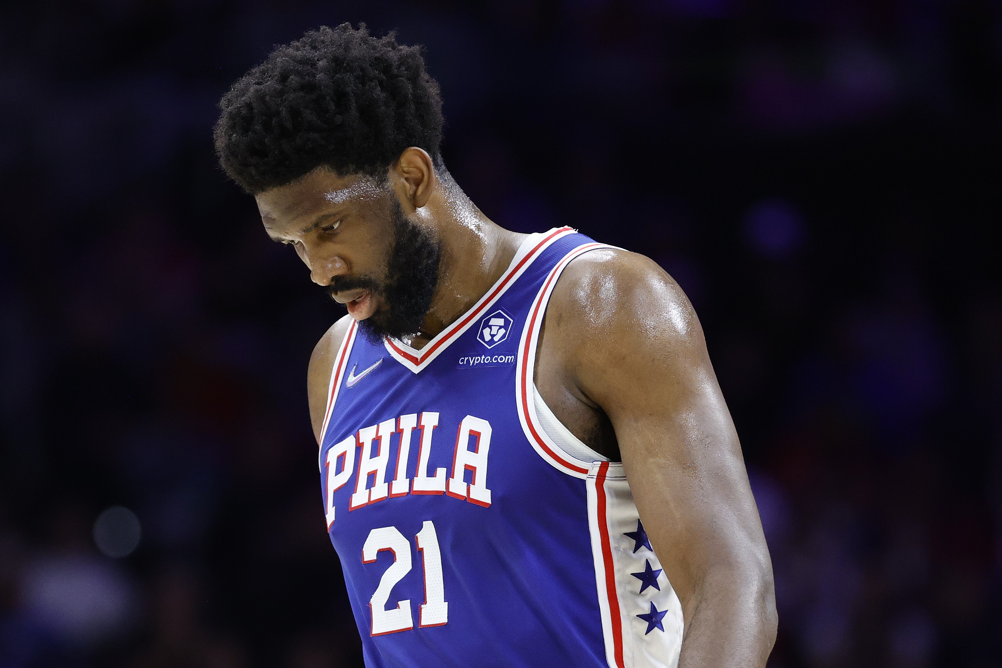 Pemain Philadelphia 76ers Joel Embiid
