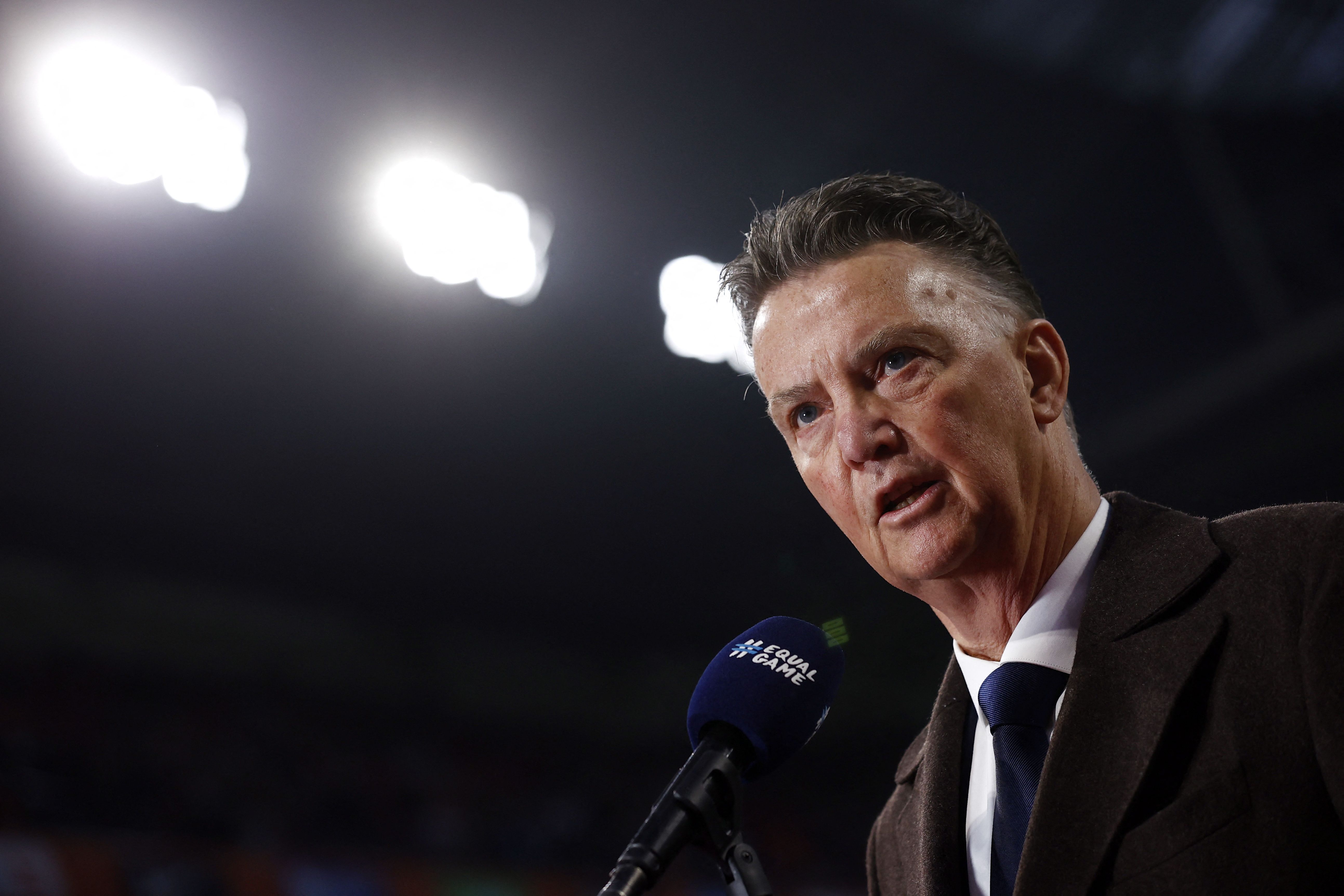 Pelatih timnas Belanda Louis van Gaal