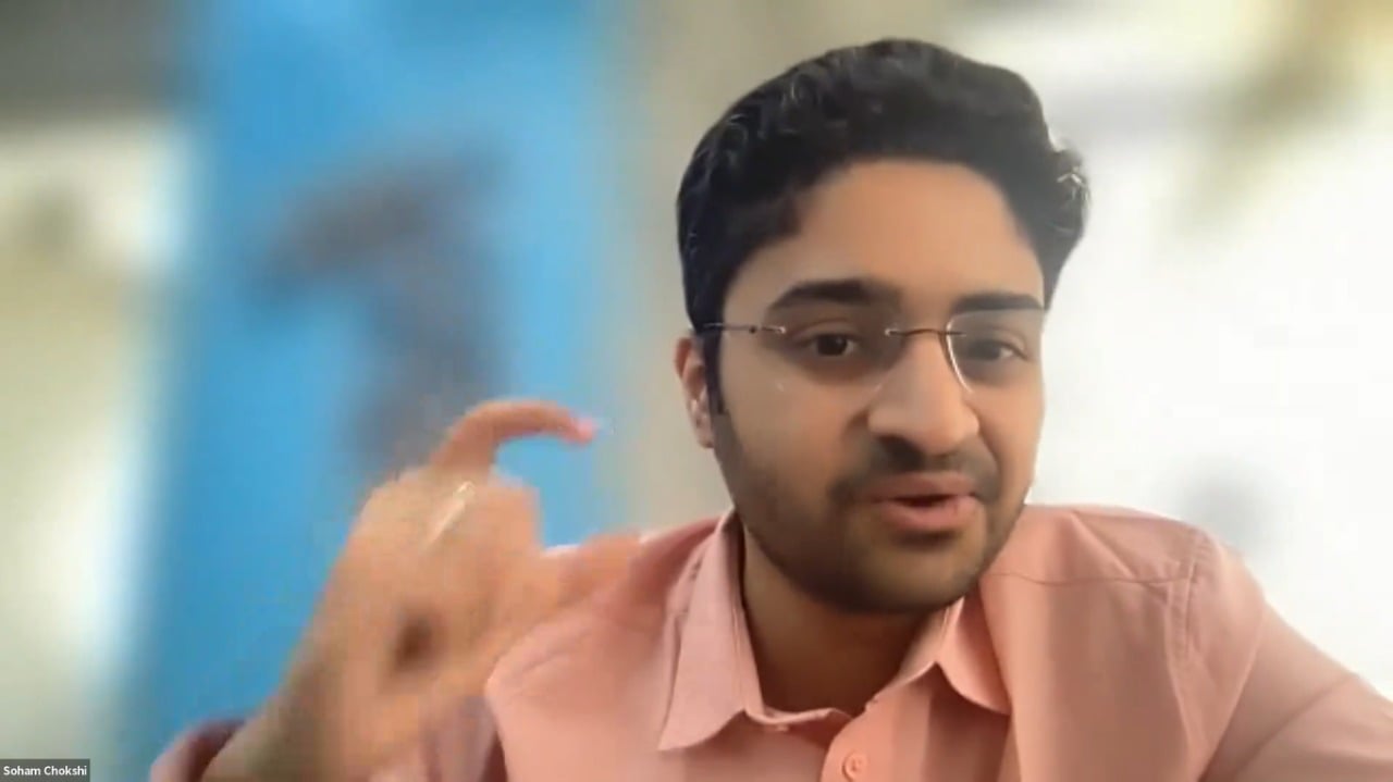 Soham Chokshi, CEO dan Co-Founder dari Shipsy, di sela-sela acara virtual media gathering 