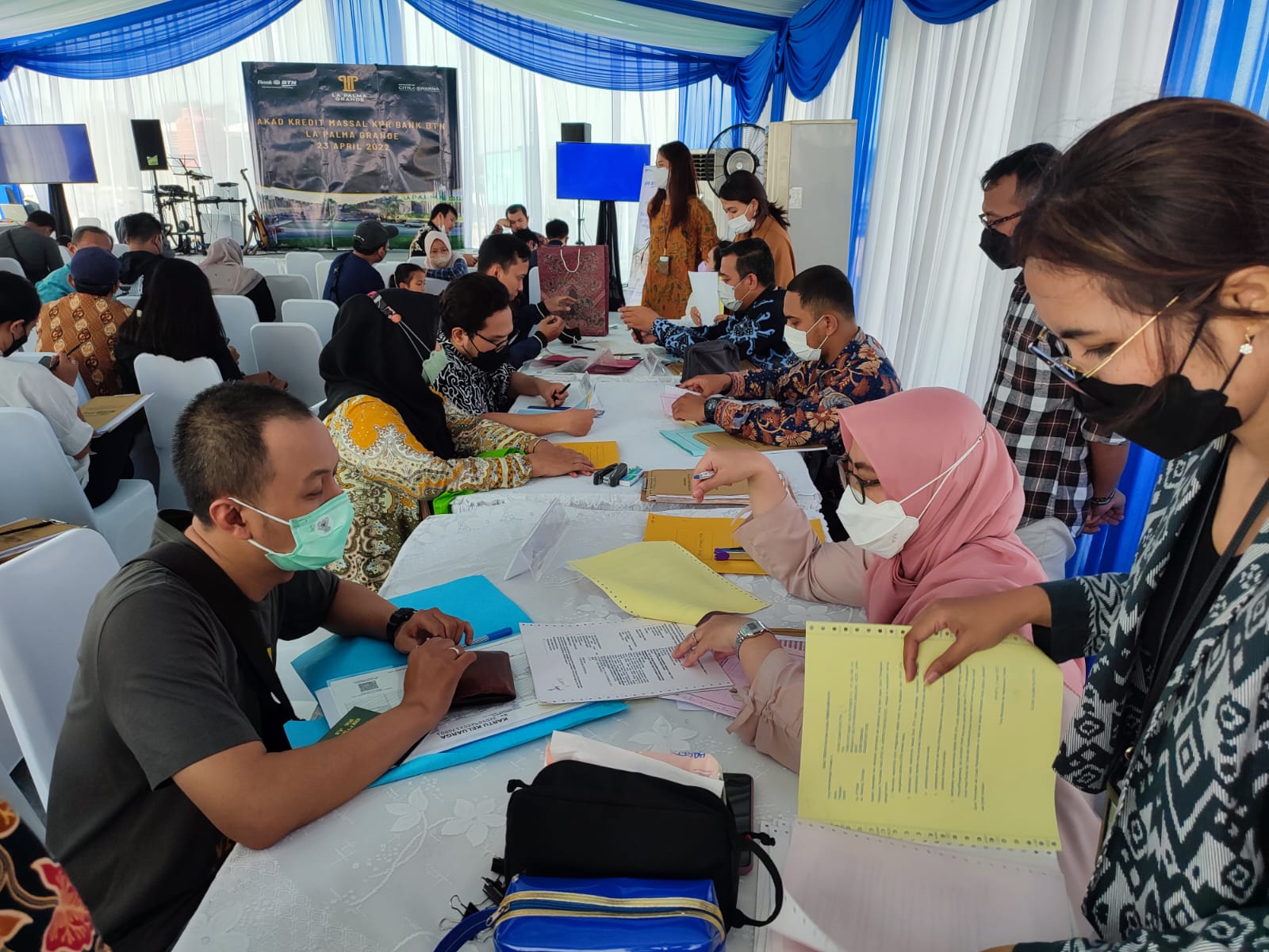 Akad massal konsumen La Palma dengan Bank BTN 