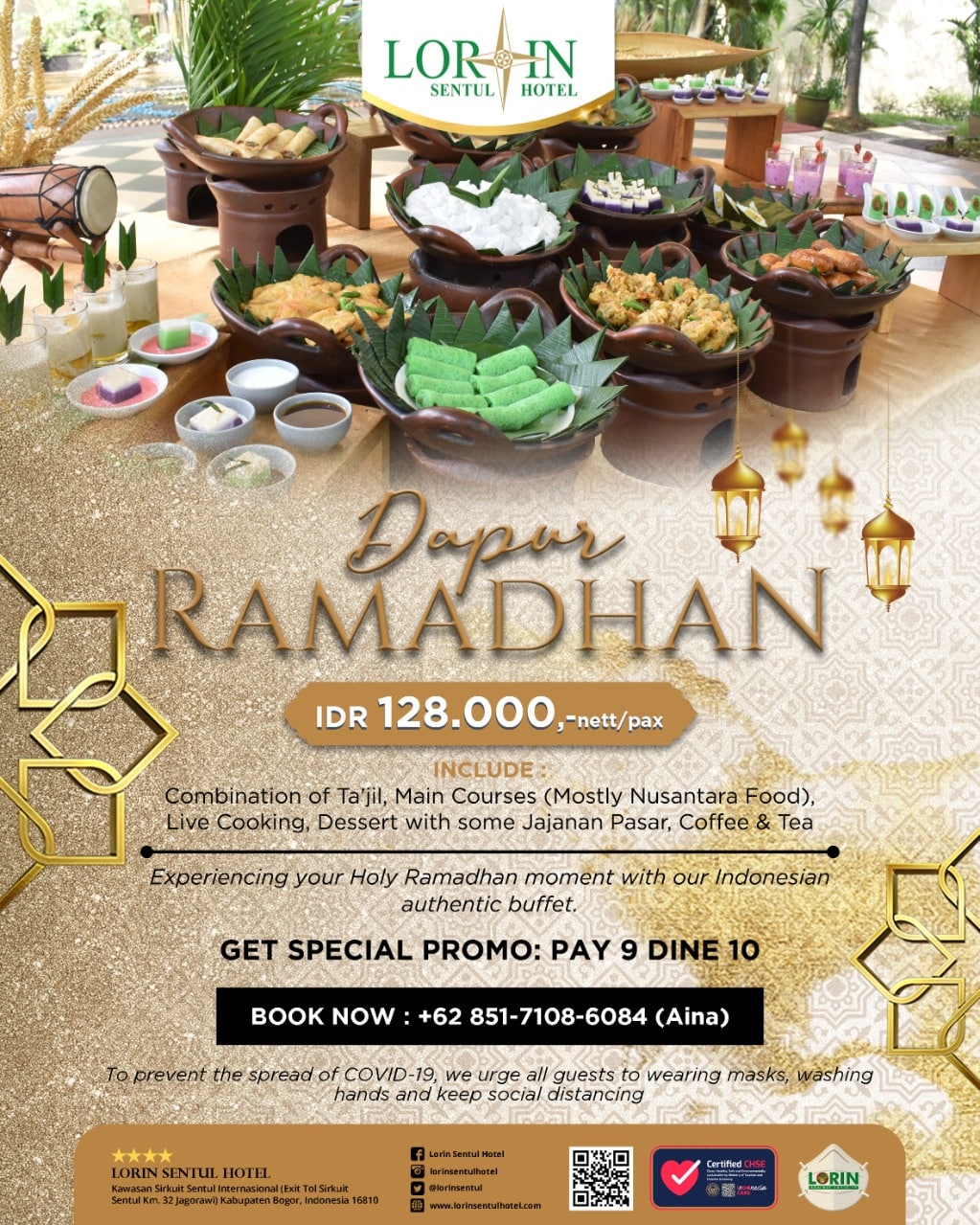 Lorin Sentul Hotel mengadakan acara Grand Opening promo buka puasa bersama yang bertema 