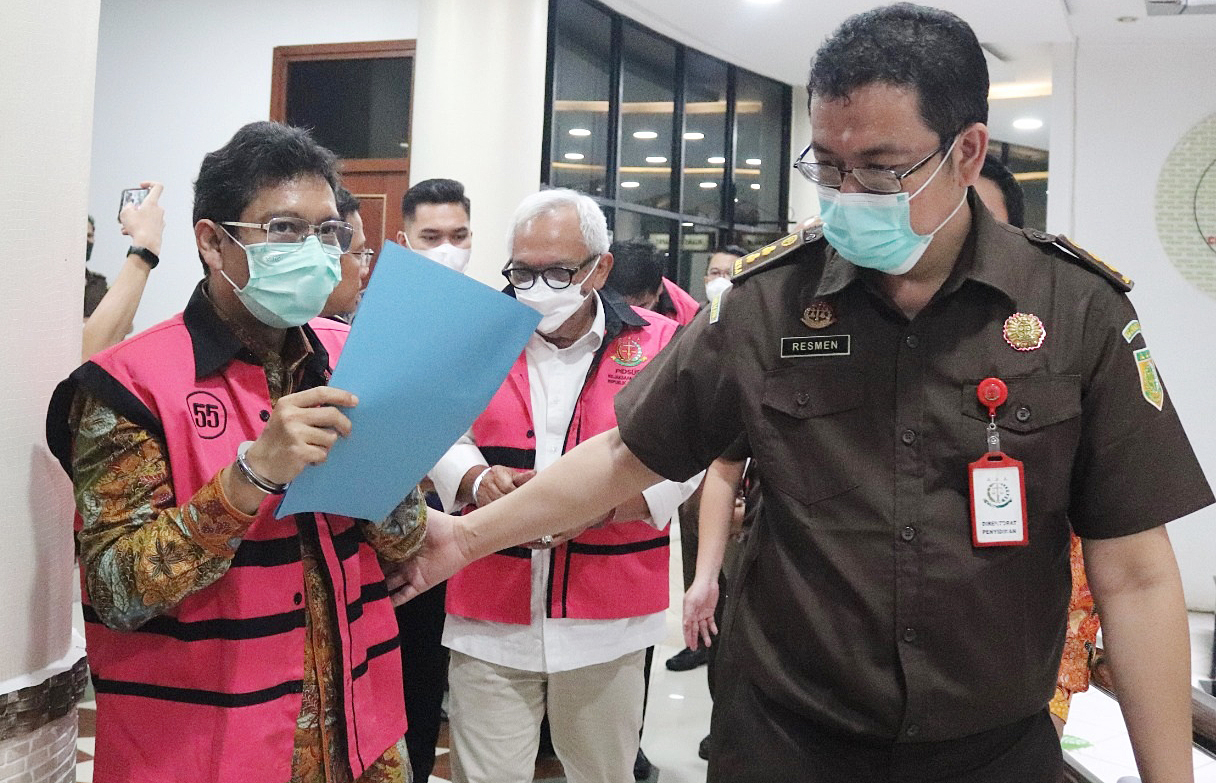 Direktur Jenderal Perdagangan Luar Negeri Kemendag Indrasari Wisnu Wardhana (kiri)