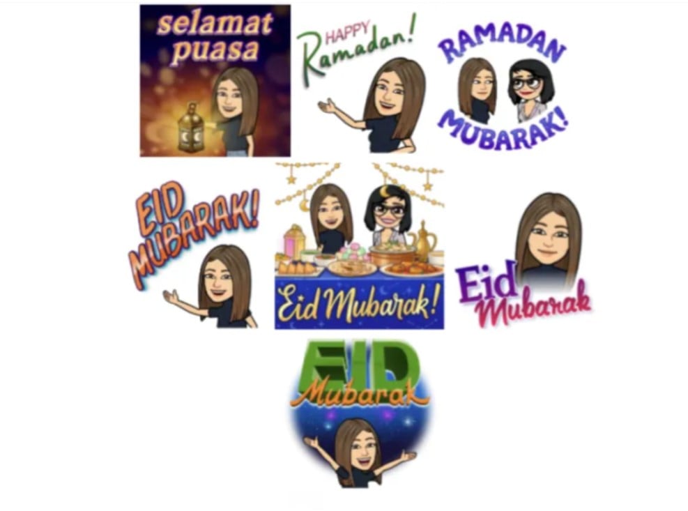Tampilan Bitmoji khusus Ramadan 2022 dari Snapchat.