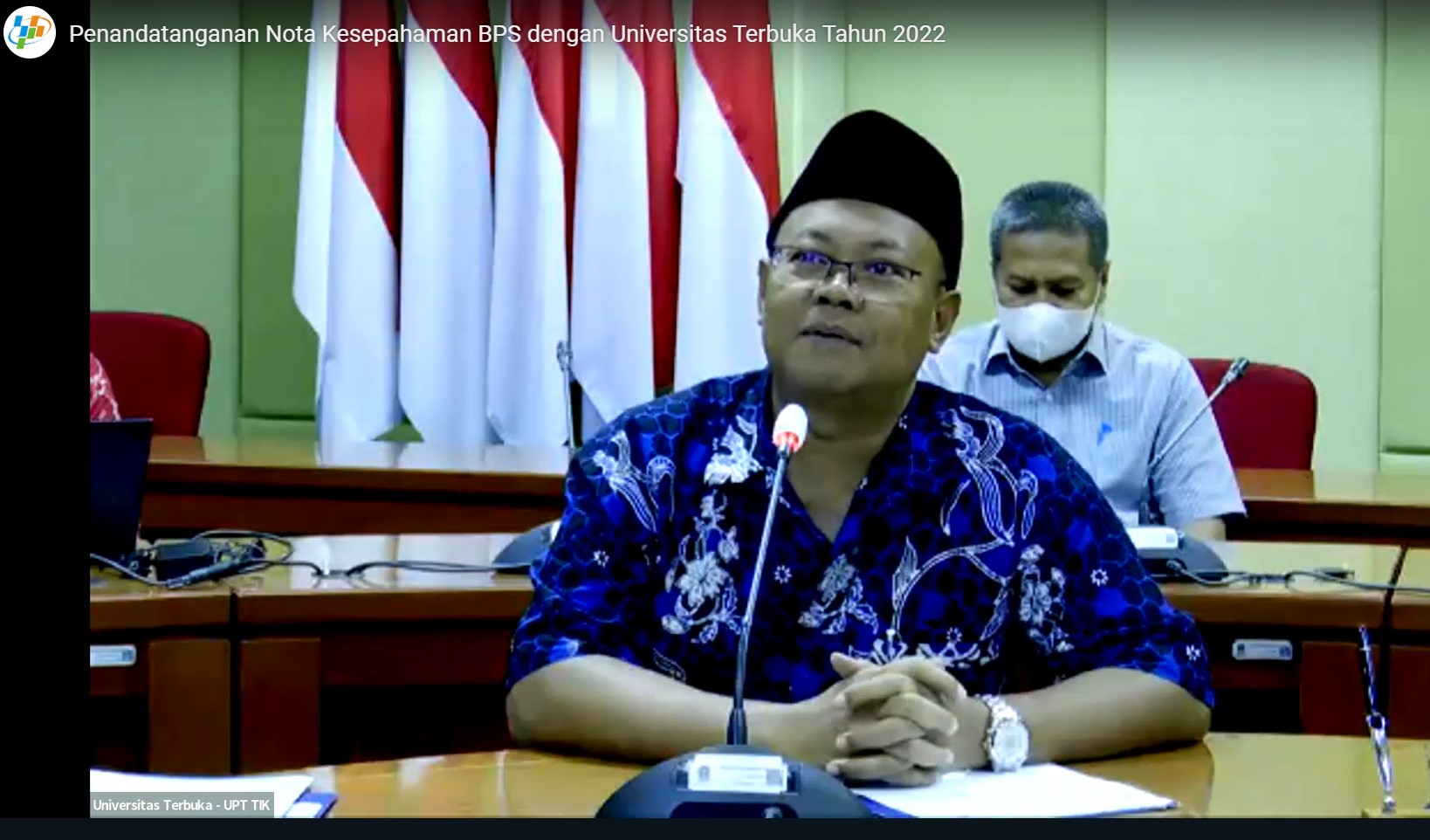 Rektor UT Prof. Ojat Darojat, M.Bus., Ph.D.