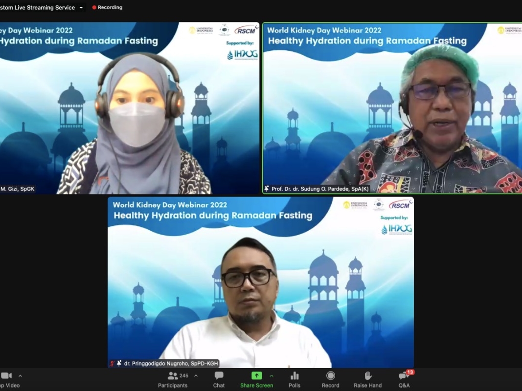 Jaga Kecukupan Hidrasi selama Ibadah Puasa Ramadan