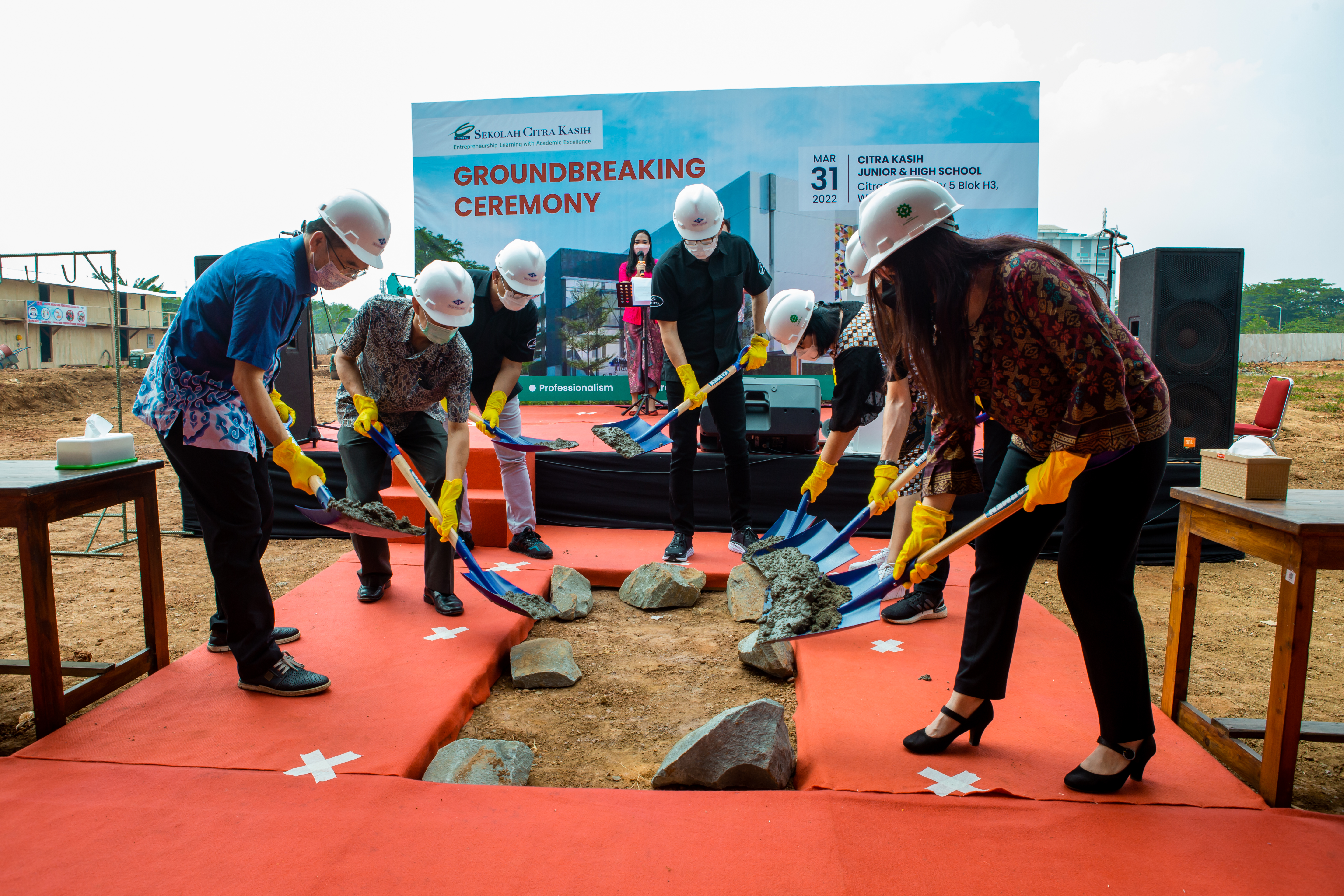 Groundbreakning Sekolah Citra Kasih