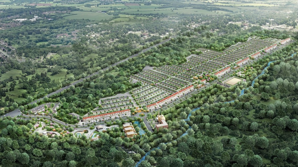 Maket pengembangan proyek properti Citra Swarna Tembong City