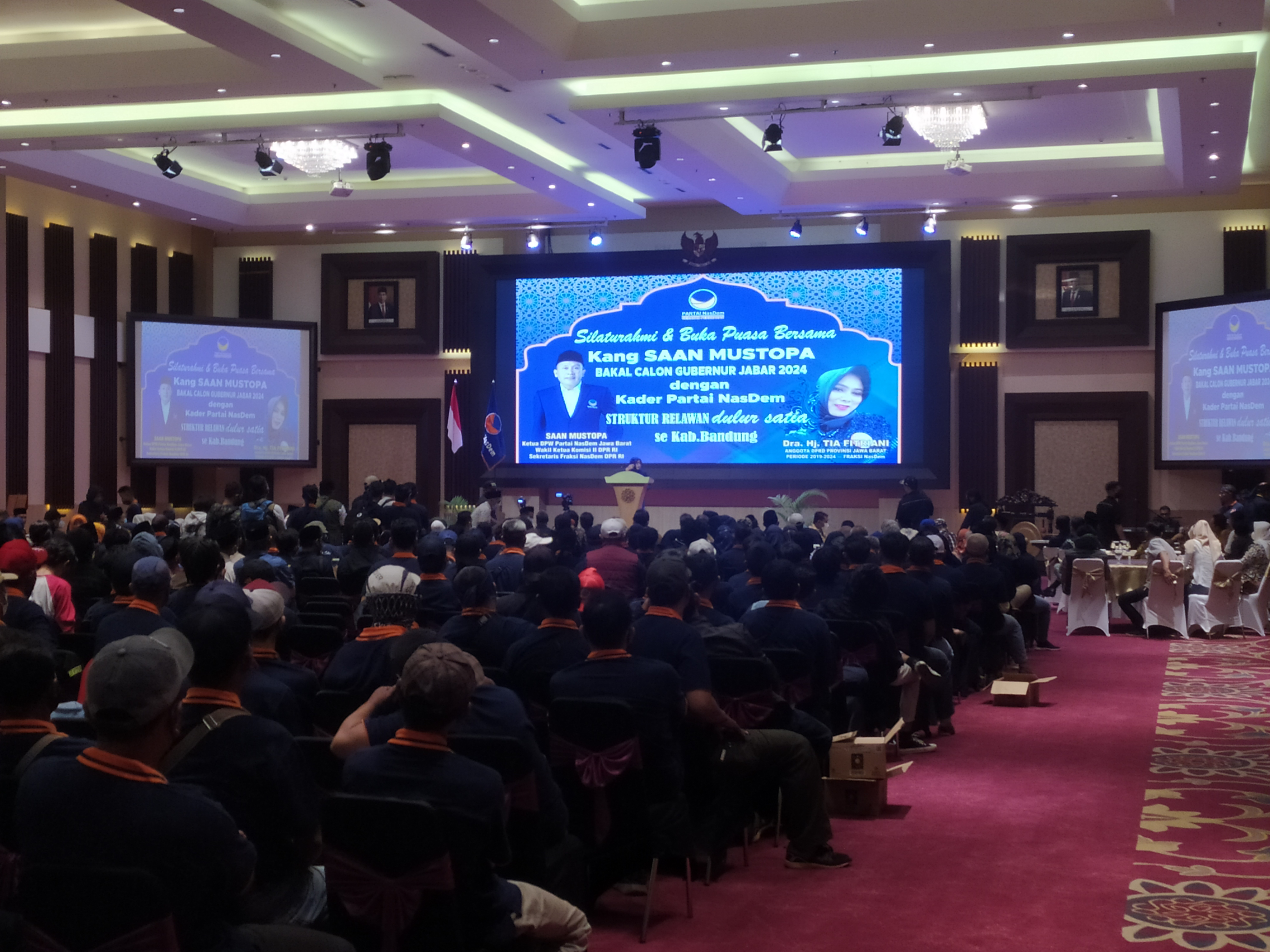 Ribuan warga Kabupaten Bandung mendeklarasikan dukungan untuk Saan Mustopa dalam Pilgub Jabar 2024