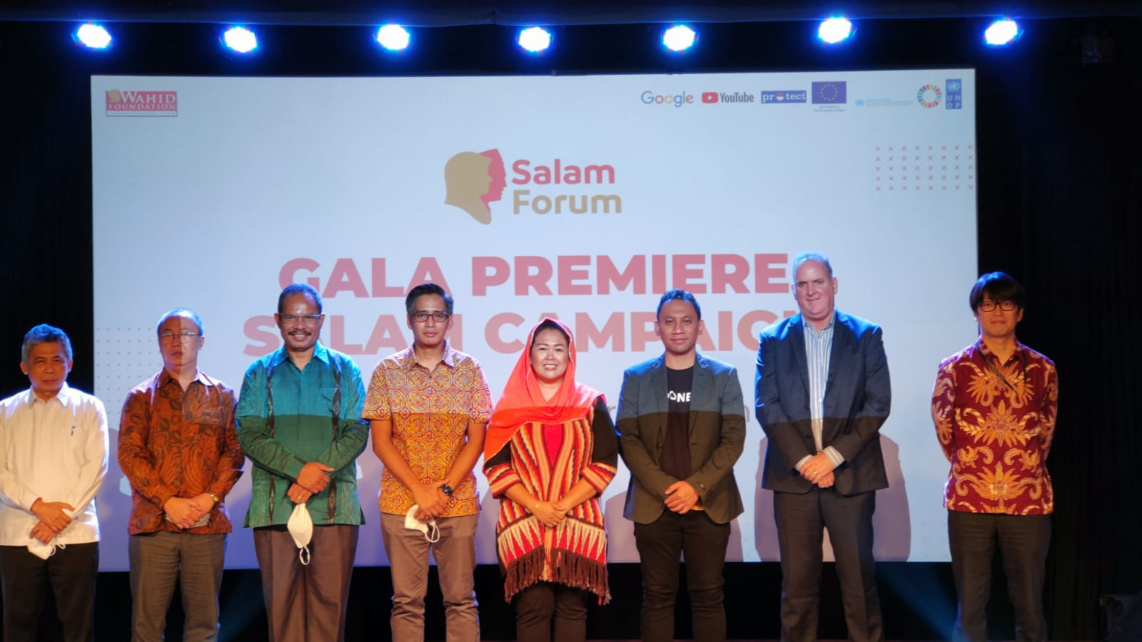Salam Forum merupakan kolaborasi Wahid Foundation bersama Google/YouTube dan UNDP dengan mendukung 10 kreator konten.