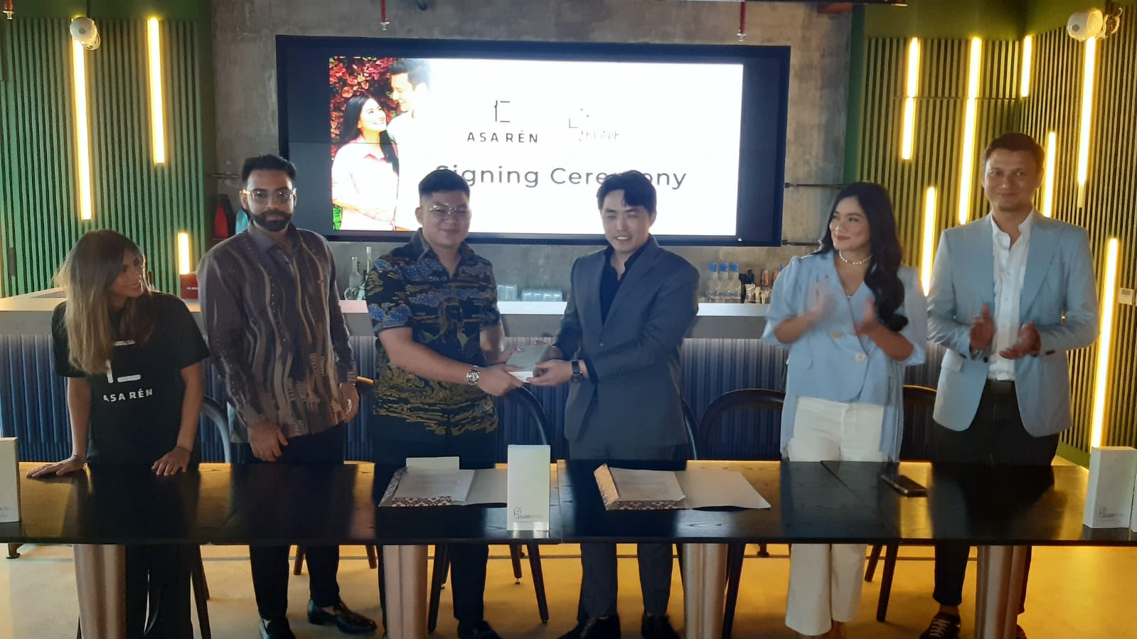 Penekenan kerja sama Asaren dengan Klinik Ibuku