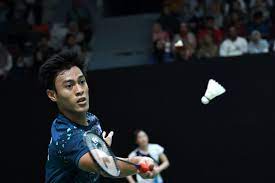 Pebulu tangkis tunggal putra Indonesia Shesar Hiren Rhustavito 