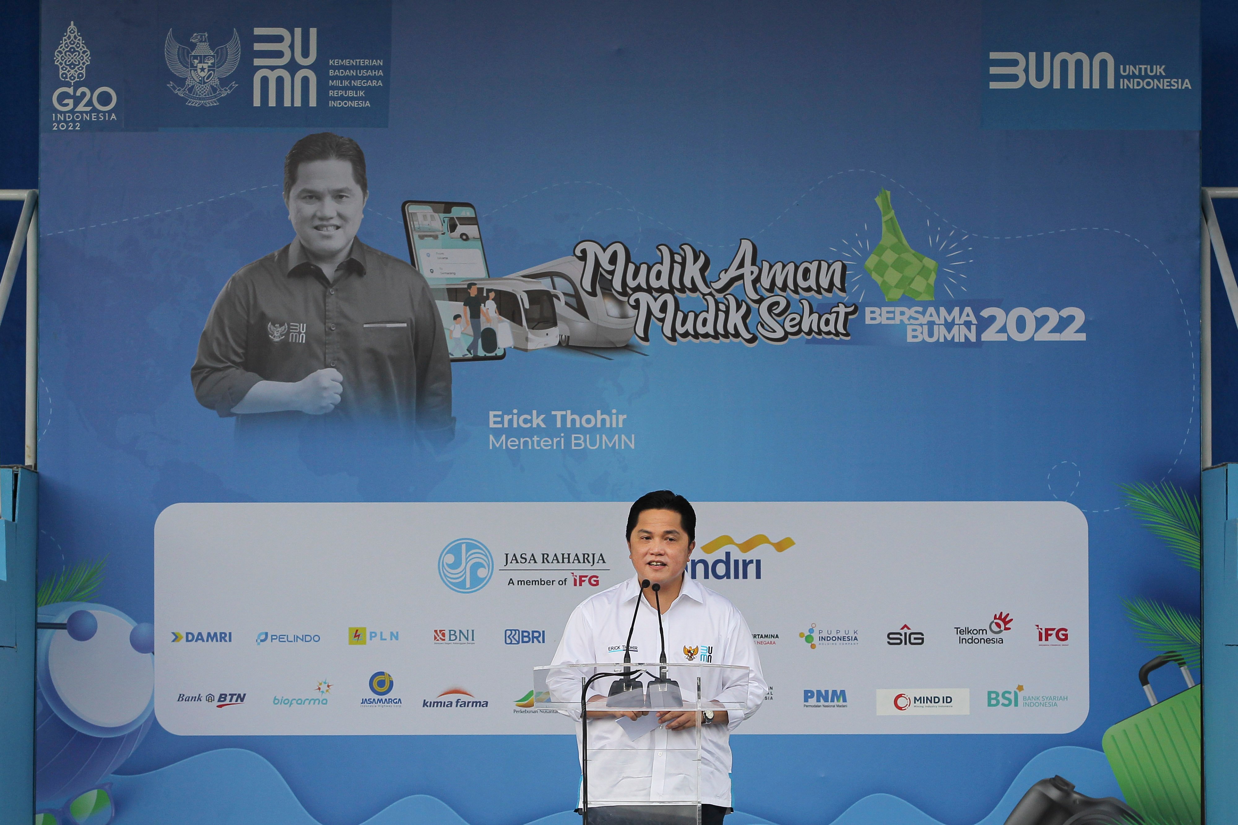 Menteri BUMN Erick Thohir