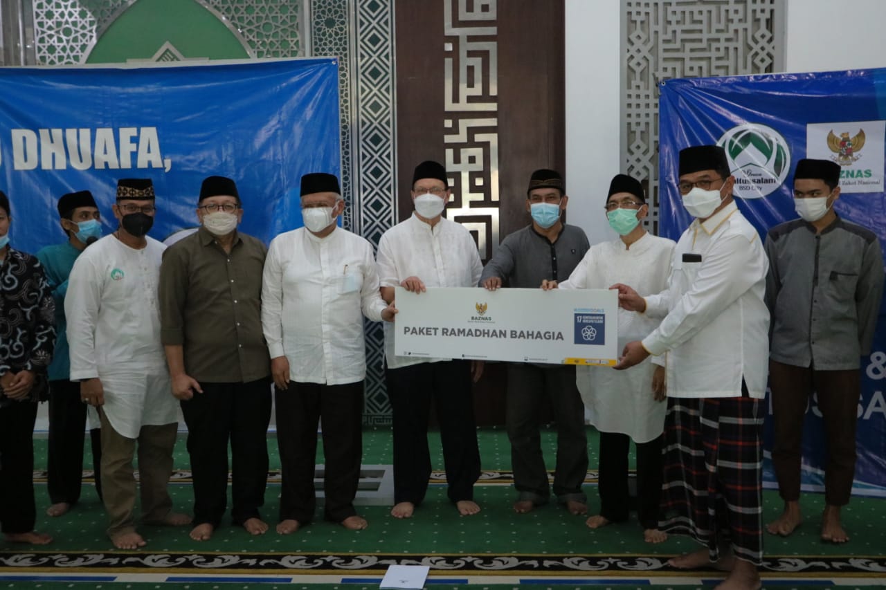 Baznas Salurkan Paket Ramadan Bahagia untuk Yatim dan Dhuafa di Tangsel