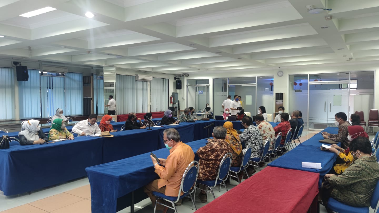 Silahturahmi dan diskusi Lembaga Layanan Pendidikan Tinggi (LLDikti) Wilayah III dengan dosen PNS Dpk dengan jabatan profesor/guru besar.